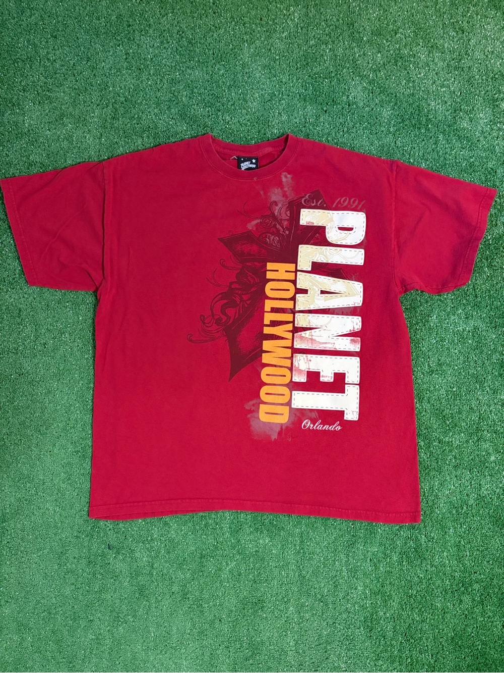 Y2K Planet Hollywood Graphic T-Shirt